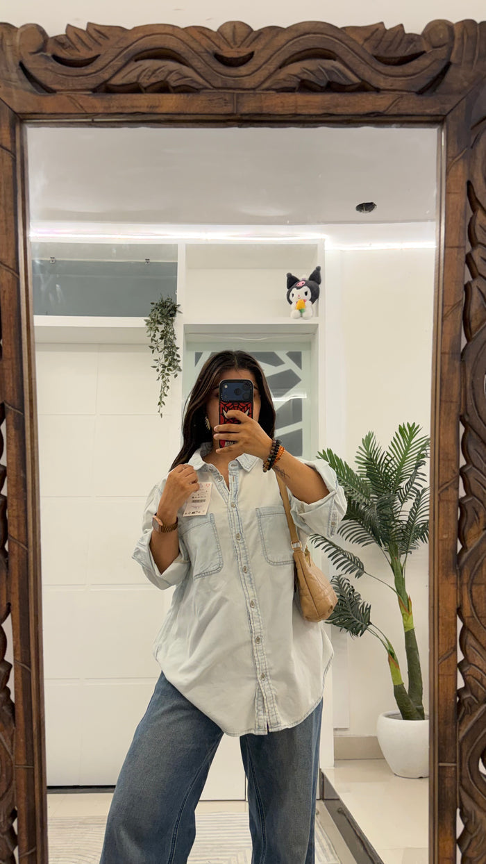 17 denim shirt S