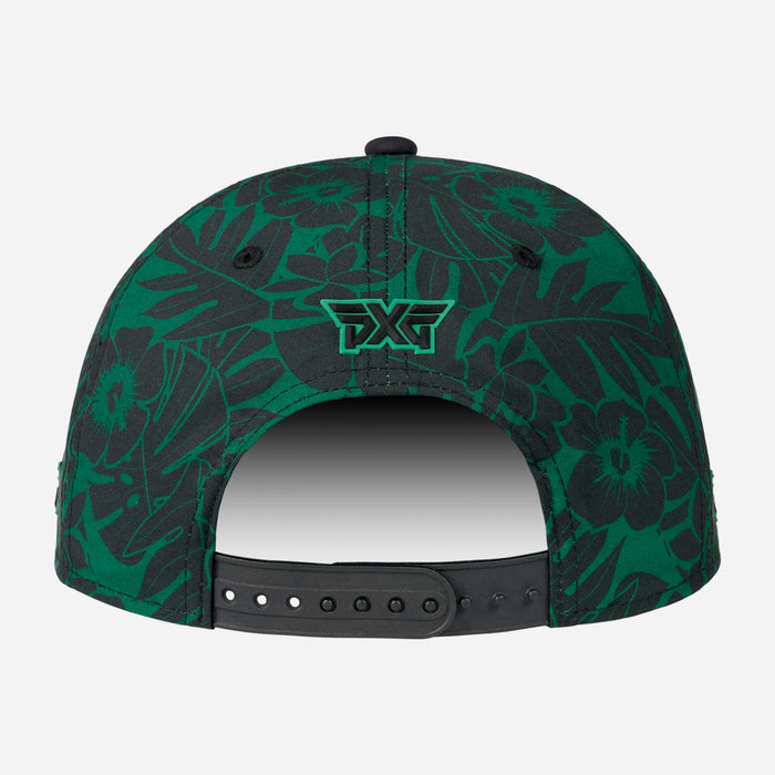 2026 Darkness Tiki Skull 6 Panel Flat Bill in Black, product photo 3