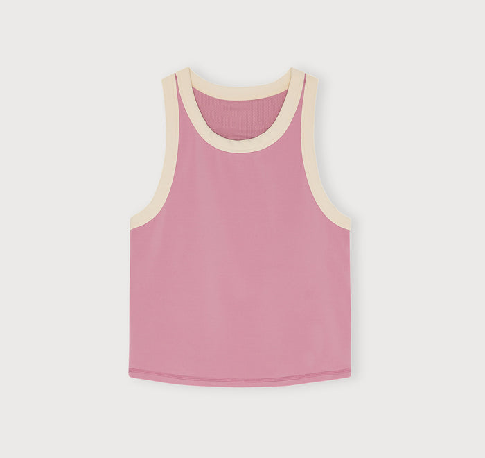 Organic Basics - Active Flow Tank Top - Canyon Pink -
