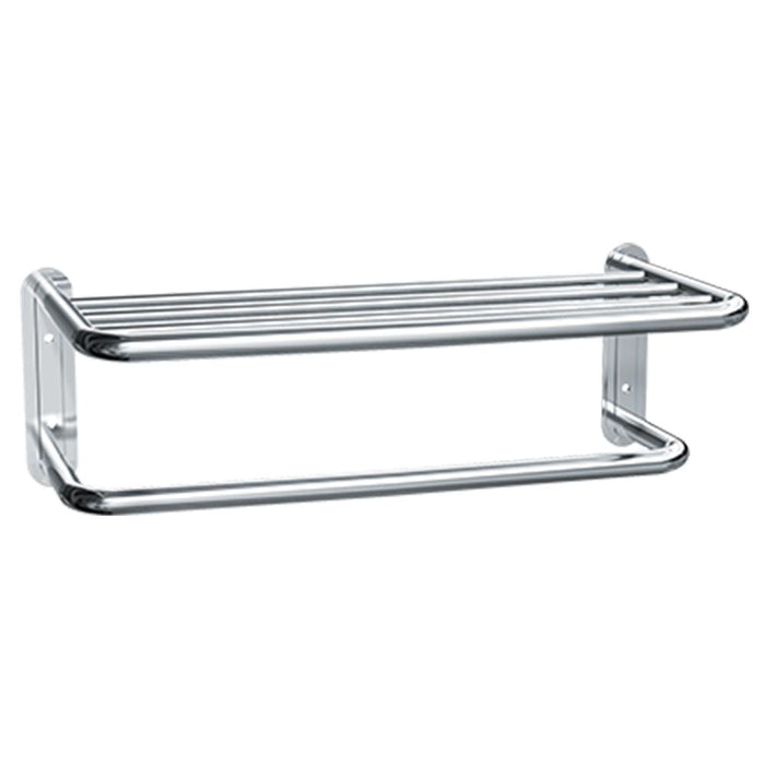 ASI 7311 Towel Shelf w/ Drying Rod Surface Mounted Bright - Prestige Distribution