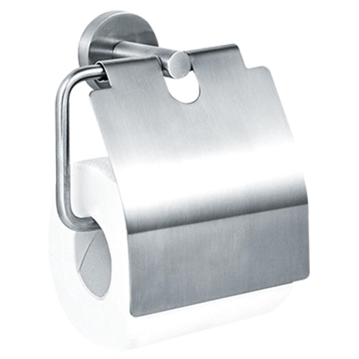 ASI 7314-H Omara Toilet Paper Roll Holder w/ Hood Surface Mounted - Satin - Prestige Distribution