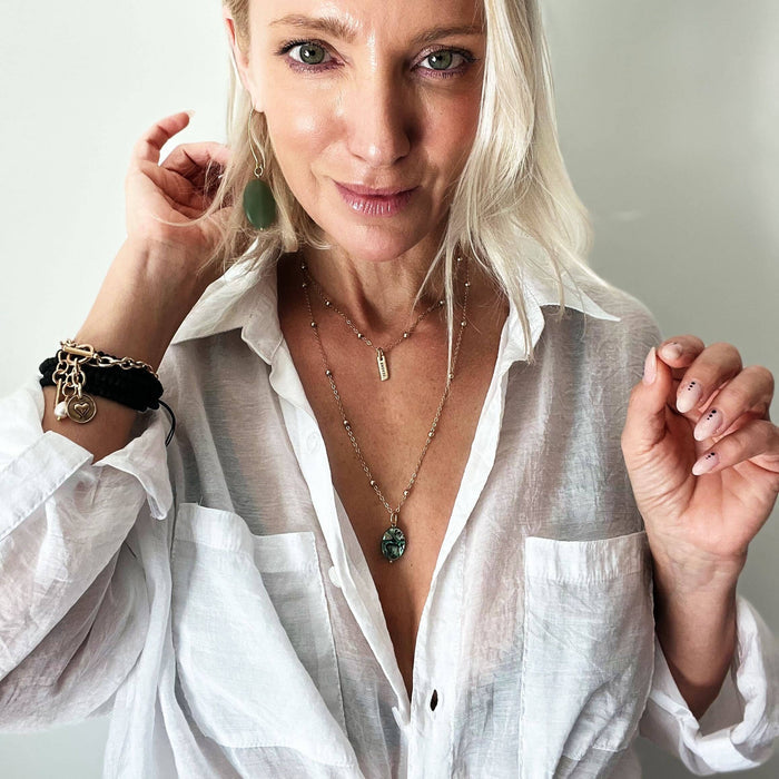 Badass Dainty Necklace: Silver