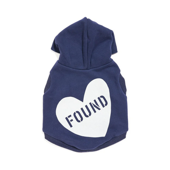 Found My Animal - Big Full Heart Animal Hoodie - Navy & Ice -