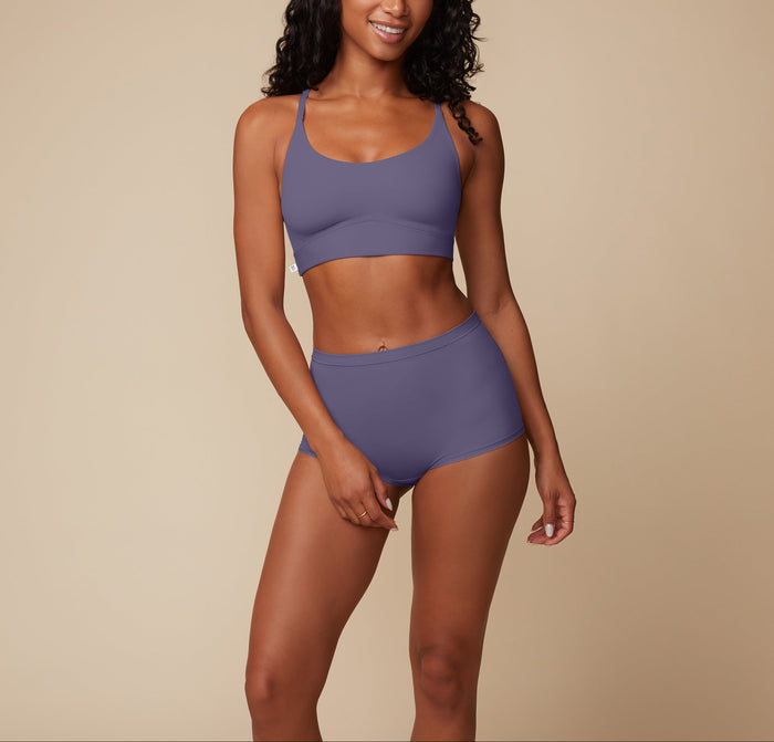 Harper Wilde - Bliss Racerback Bralette - Overcast -