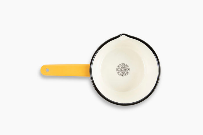 Crow Canyon Home - Camp Wandawega x CCH Sauce Pot - Mustard Yellow & Cream -