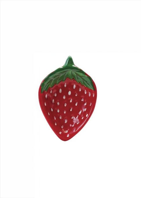 Creative Co. - Ceramic Strawberry Dish - Red -