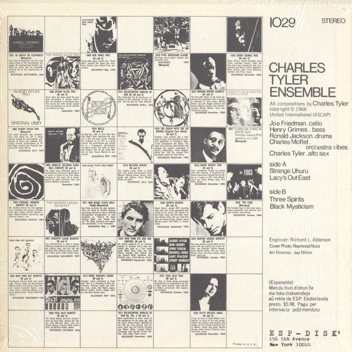Charles Tyler Ensemble (1966, SHRINK)