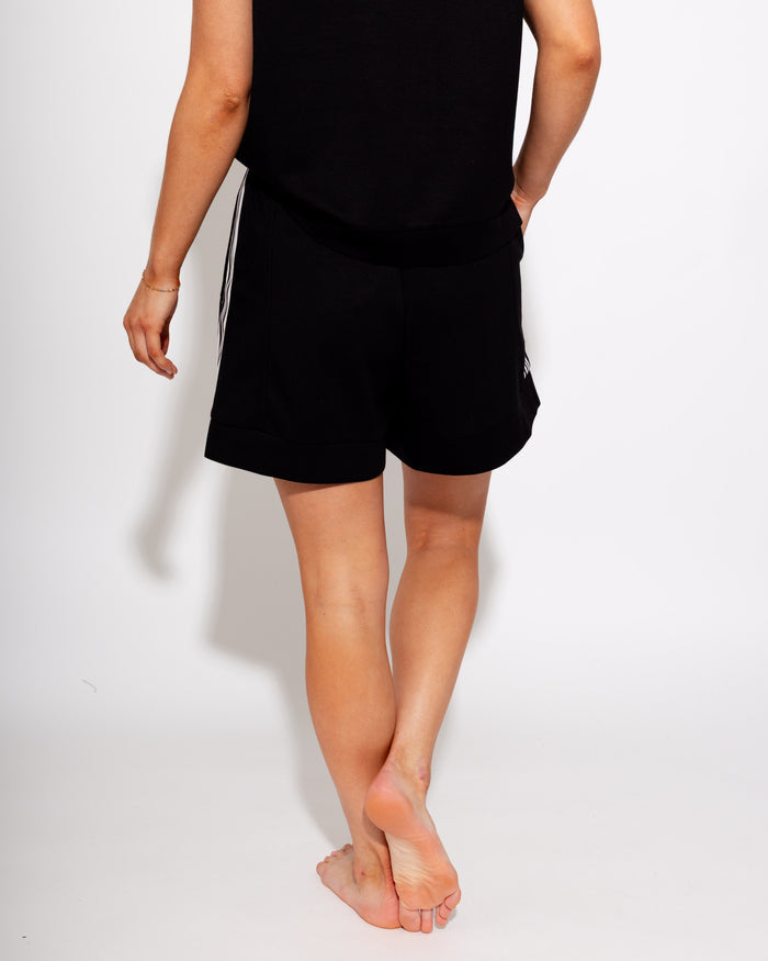 Chic Black Zip-Front Active Set