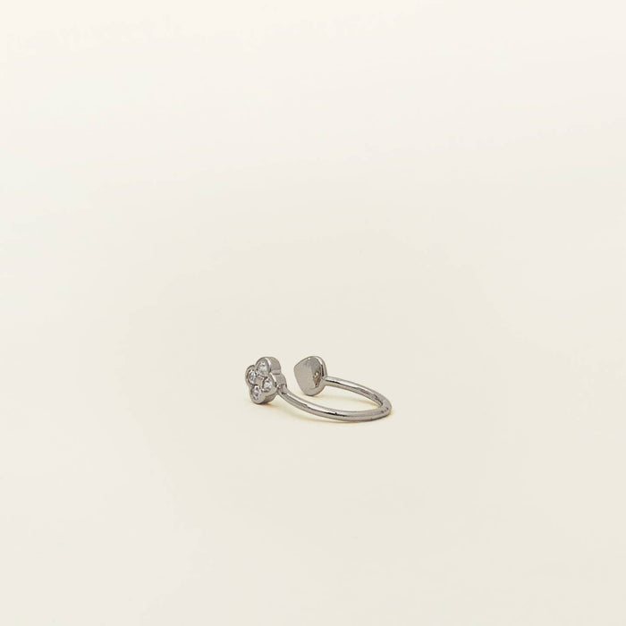 Aiori - Clover Ear Cuff - Silver -