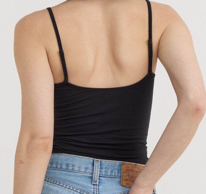 Organic Basics - Core Butterfly Singlet - Black -