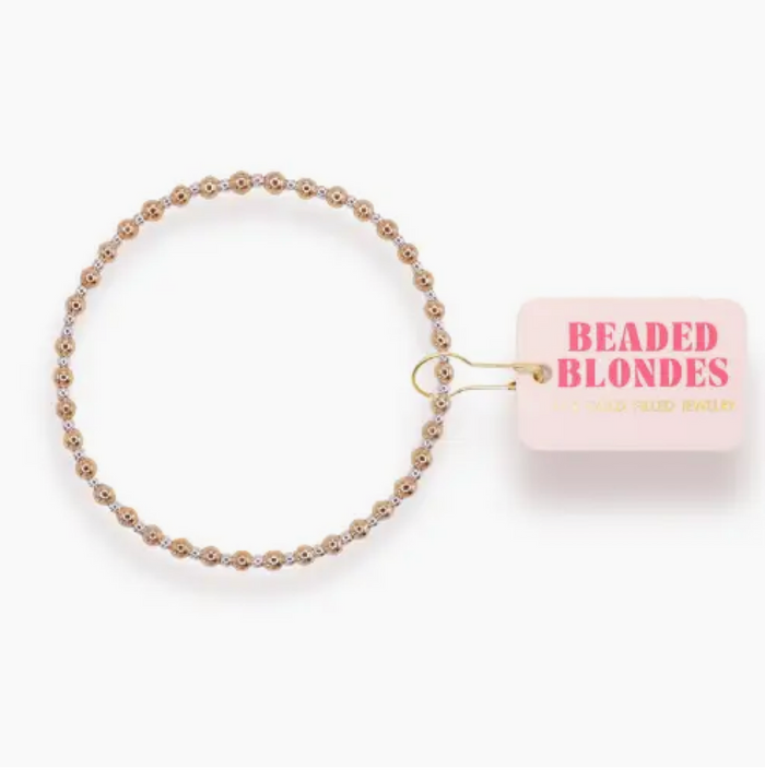 Dainty Katy Bracelet in Gold with Silver