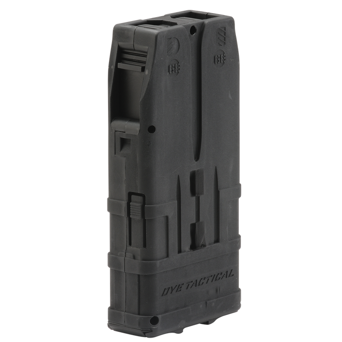 DYE DAM Assault Matrix Marker - Black paintball marker – rear / underside view