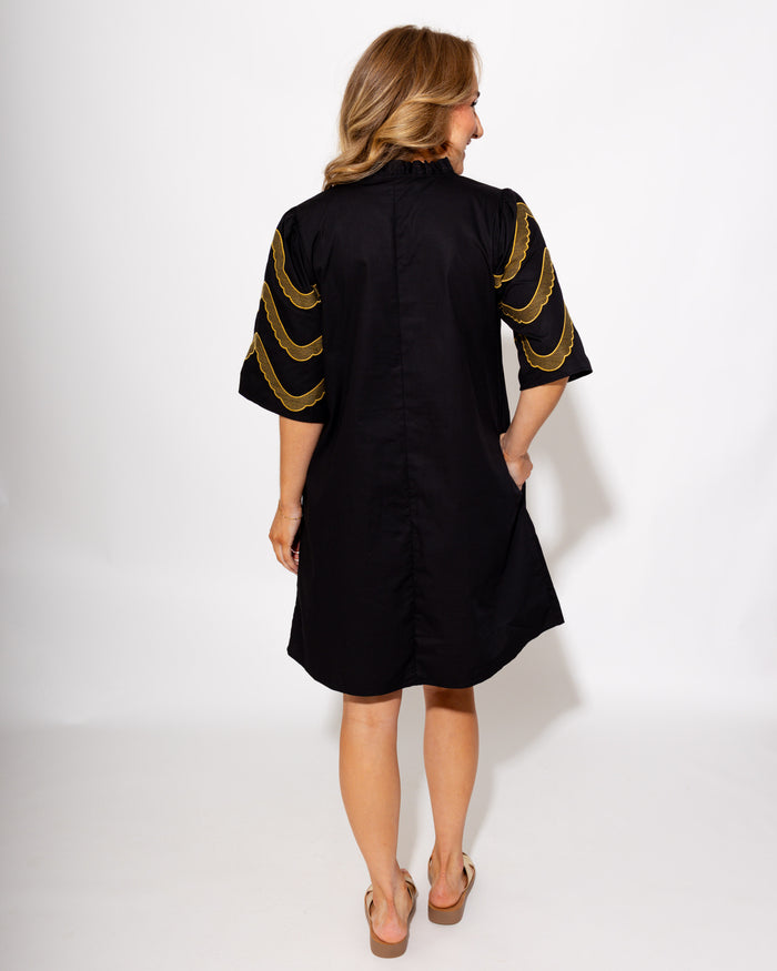 Effortless Embroidered Mini Dress