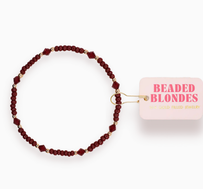 Eleanor Bracelet in Burgundy