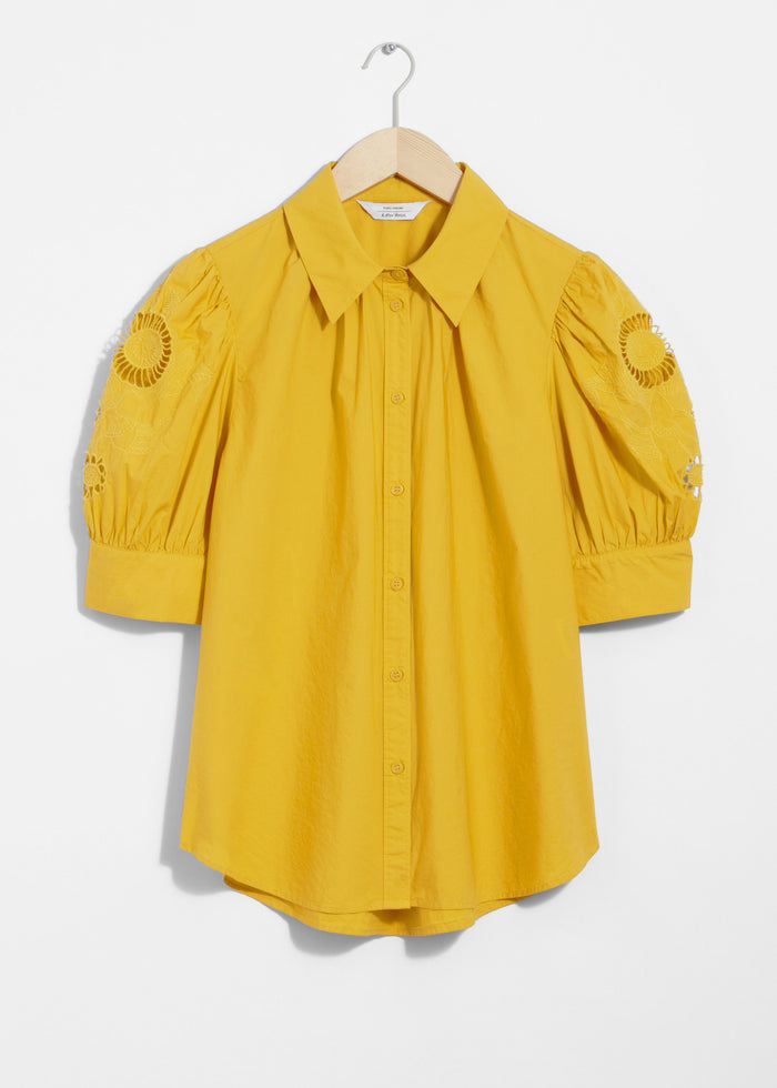 & Other Stories - Emilou Blouse - Yellow -