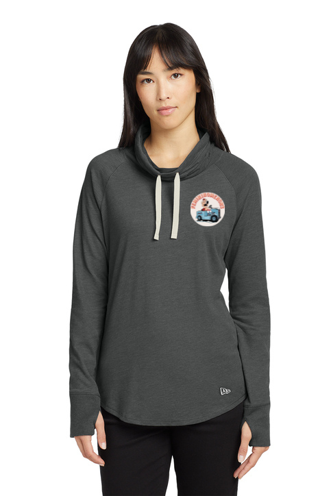 Femininomenons Women's Sueded Cotton Blend Cowl Tee