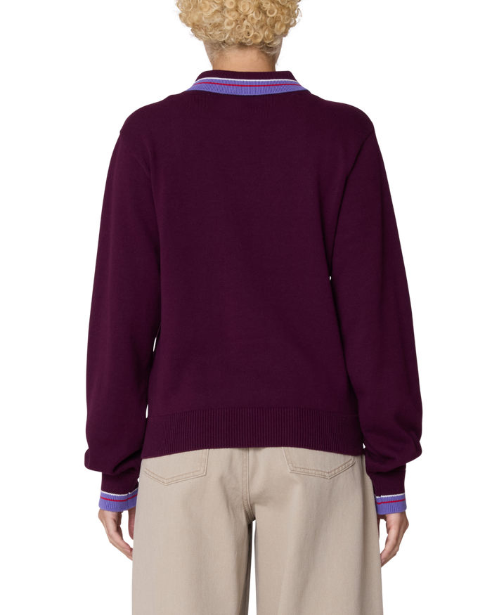 Obey - Goalie Polo Sweater - Beet -