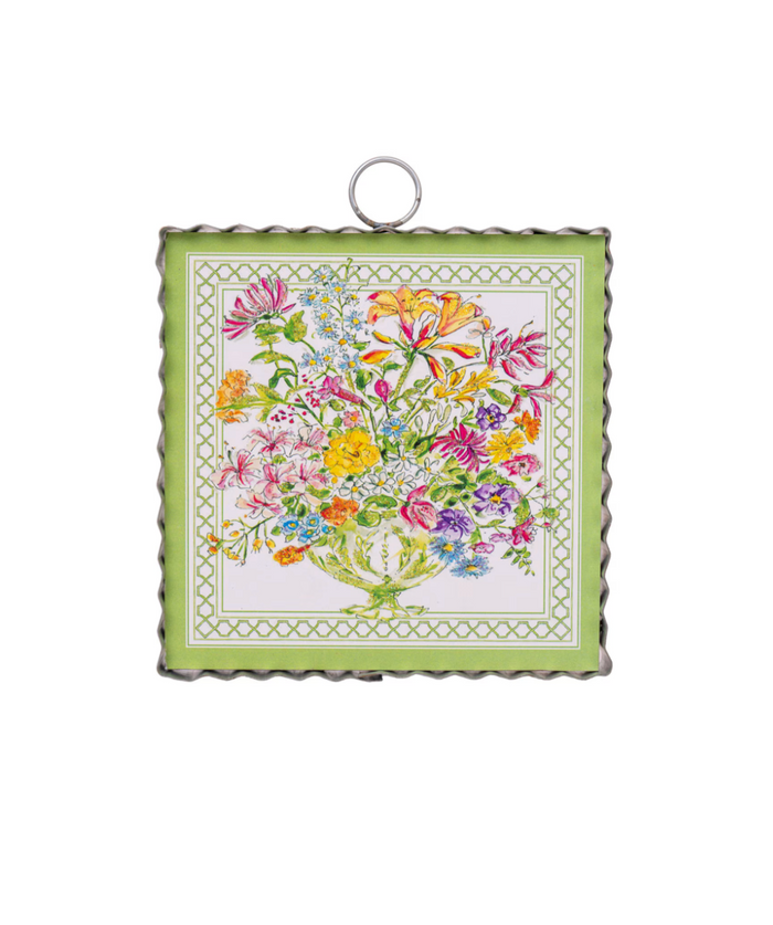 Green Floral Arrangement Charm