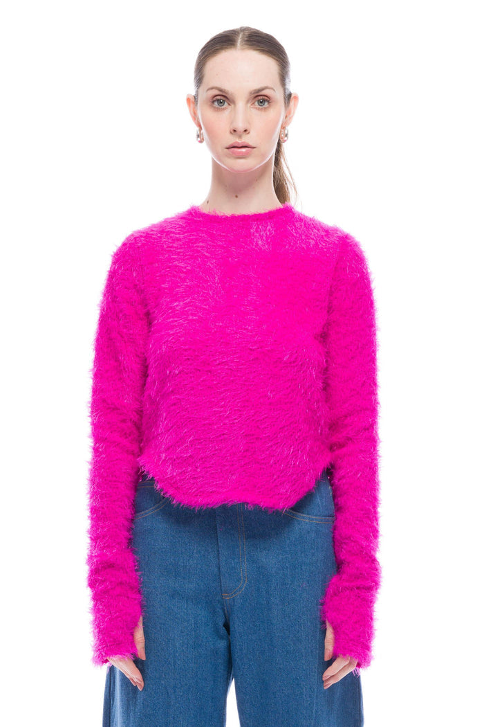 Toit Volant - Hilman Top - Fuchsia Shaggy -