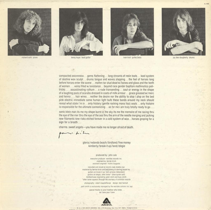 Horses (Stereo, P.R.C. US Press)