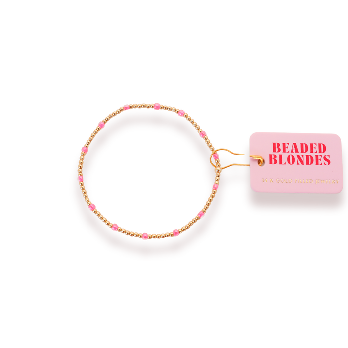 Hot Pink Dainty Poppi Bracelet