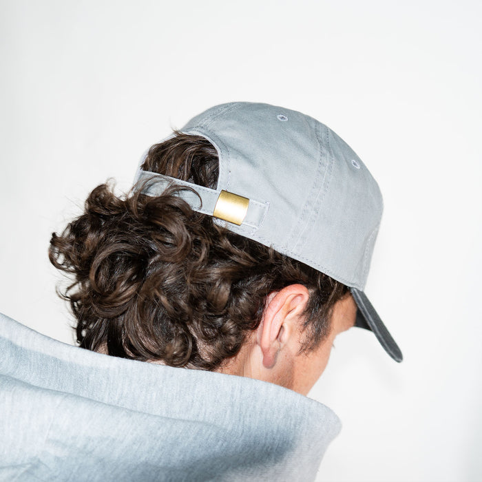 Smoke gray Jab Dad Cap, back view