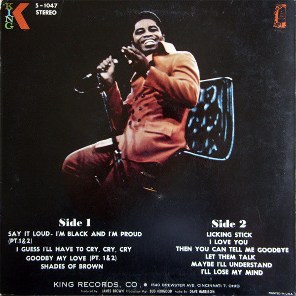 James Brown - Say It Loud I'm Black And I'm Proud (1969 STEREO)