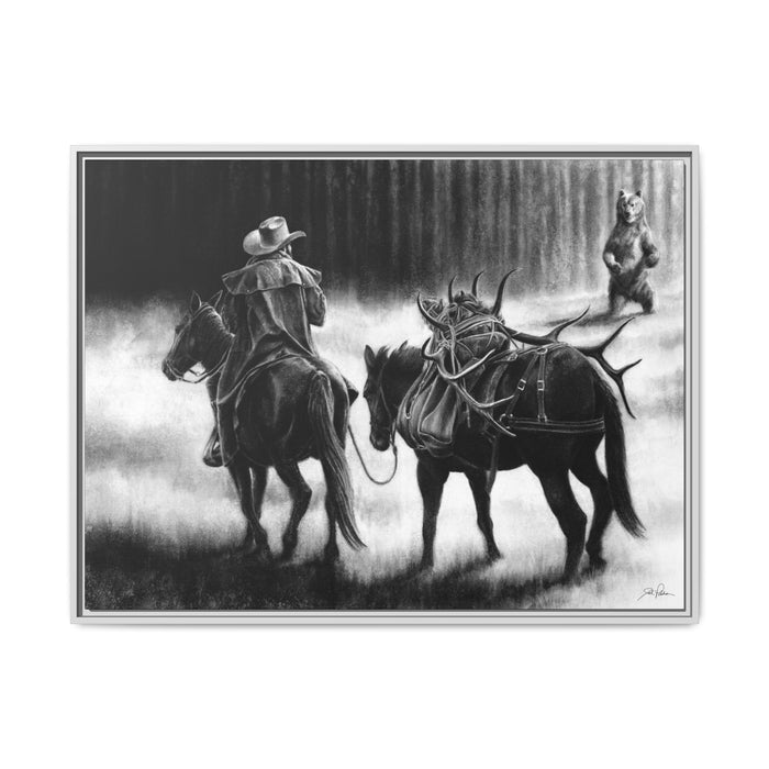 40" x 30" (Horizontal) / White / 1.25"