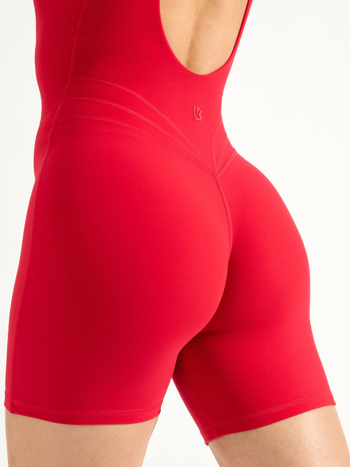 Legacy Bodysuit 6" - Lipstick Red