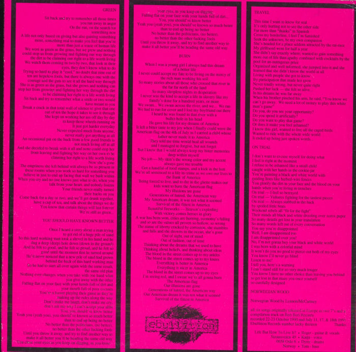 Life... But How To Live It? (1994 US Compilation)