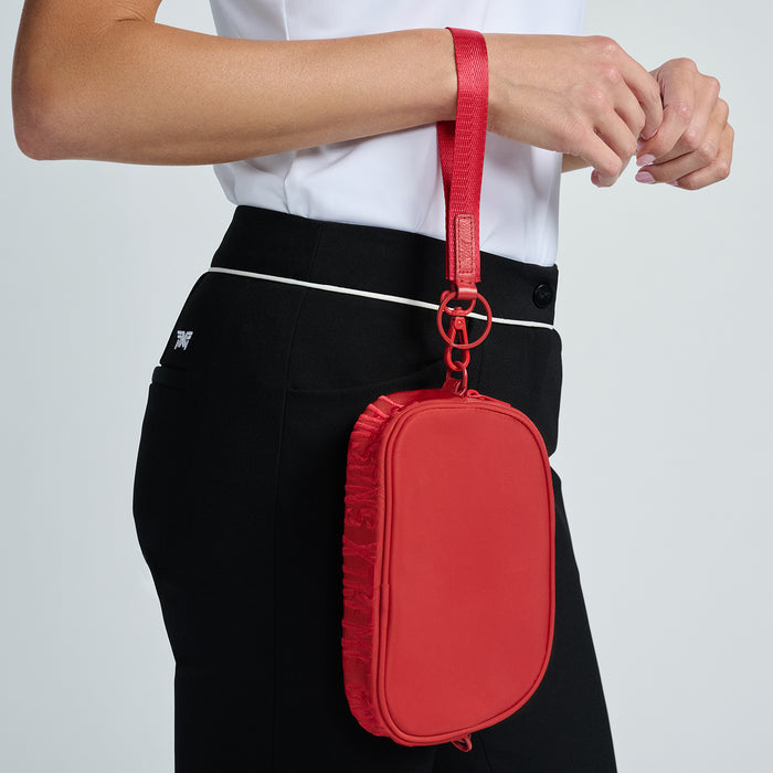 PXG red lightweight everyday bag on a white background