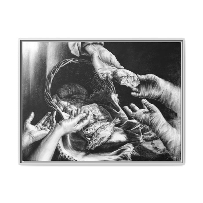40" x 30" (Horizontal) / White / 1.25"