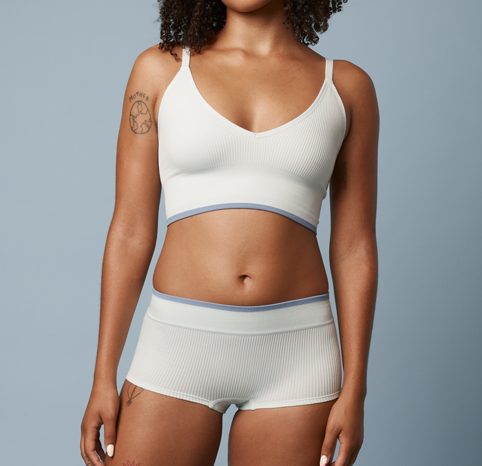 Harper Wilde - Lounge Rib Boyshort - Serene -