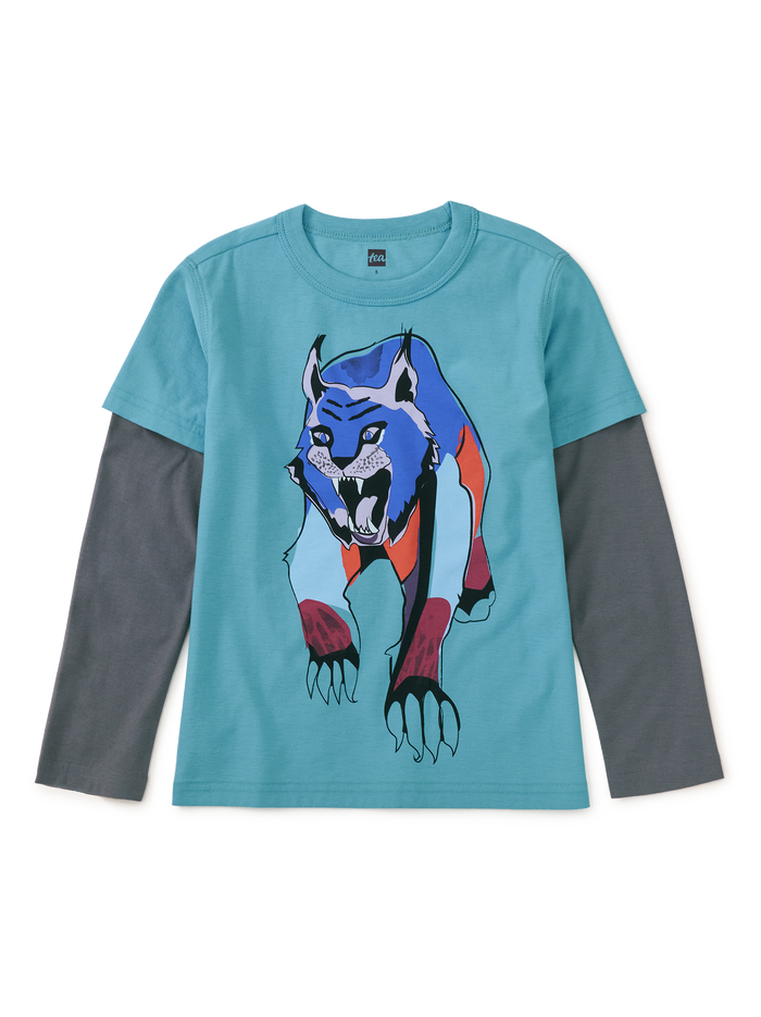 Lynx Layered Sleeve Tee