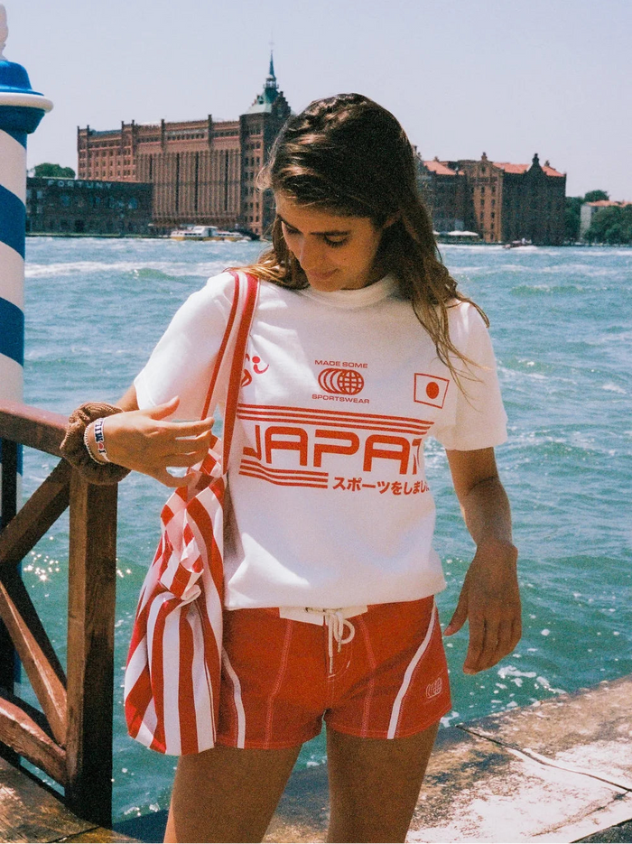 Made Some - Made Some Short Shorts - Red/White -