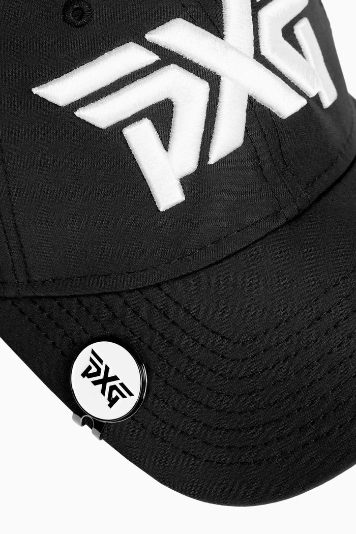 PXG rose golf magnetic golf ball marker and cap clip on a white background