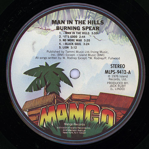 Man In The Hills (1979 US Press)