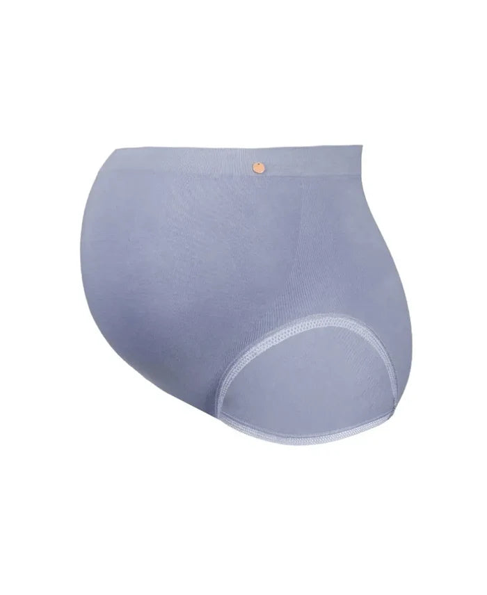 Maternity seamless maxi brief Organic sky blue