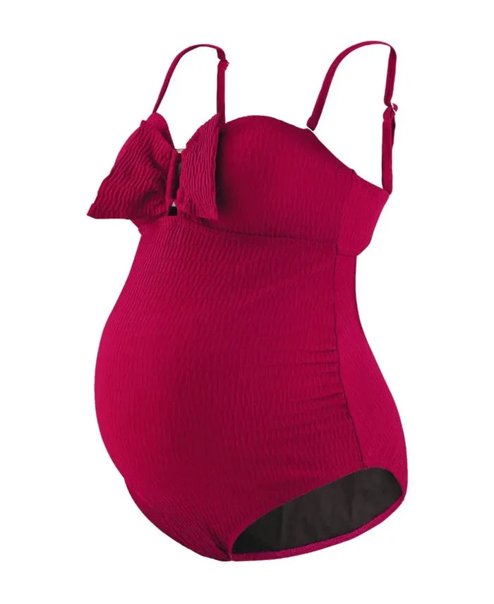 Maternity swimsuit Bamboo Fuschia
