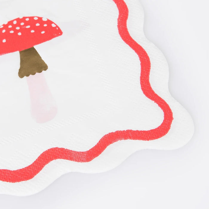Meri Meri - Merry Mushrooms Small Napkins -
