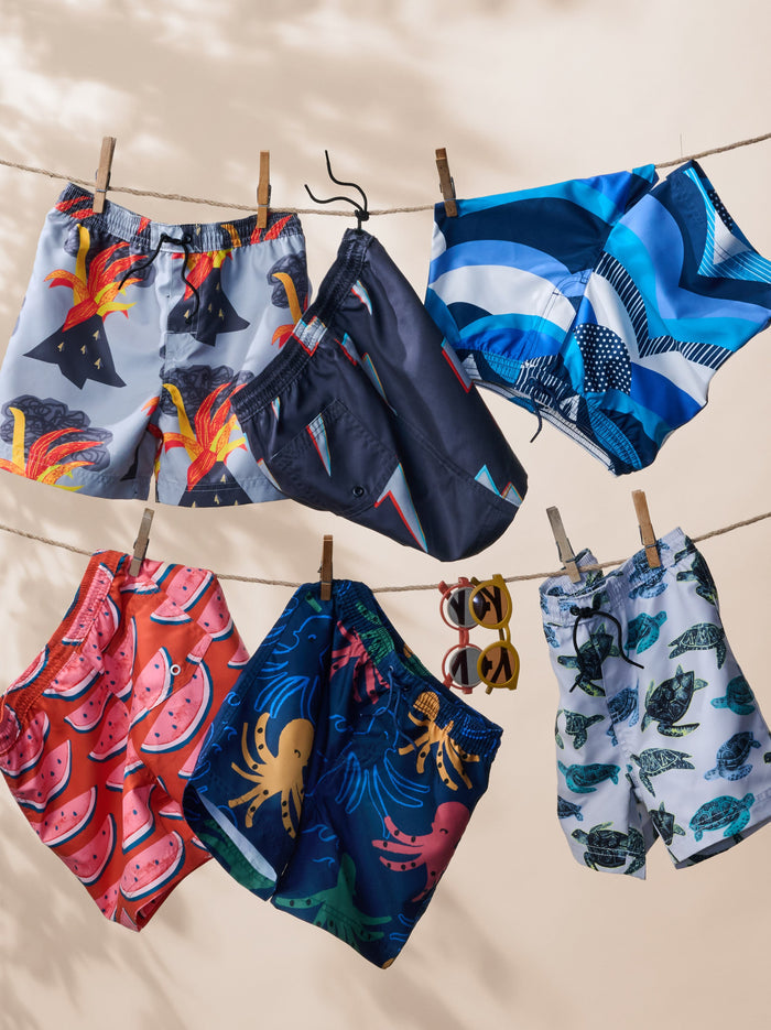 Mid-Length Swim Trunks