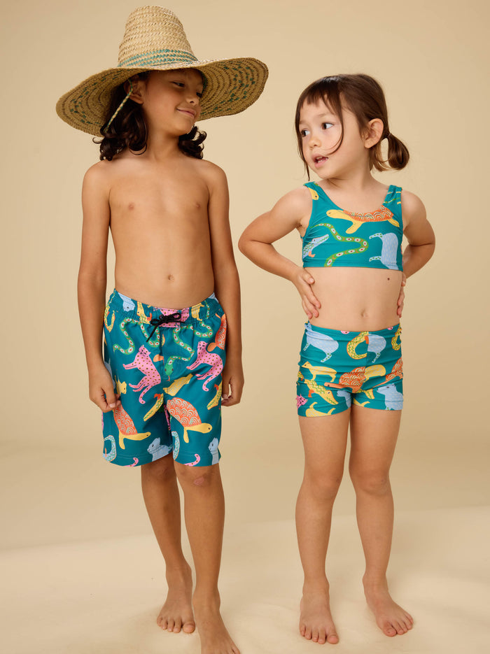 Mid-Length Swim Trunks