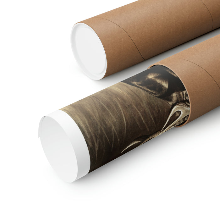 "Mighty Moose" Premium Paper Print.