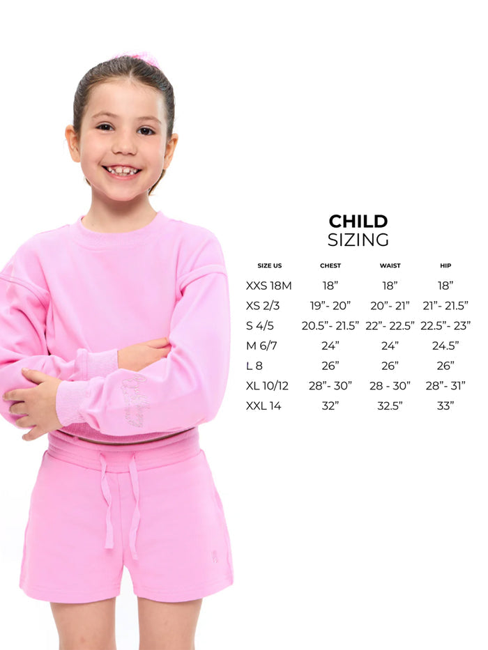 Mini Cloud Short - Pink Sugar