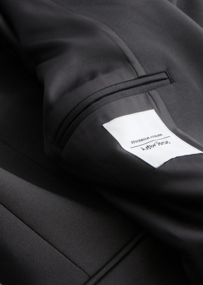 & Other Stories - Nadin Wool Blazer - Black -