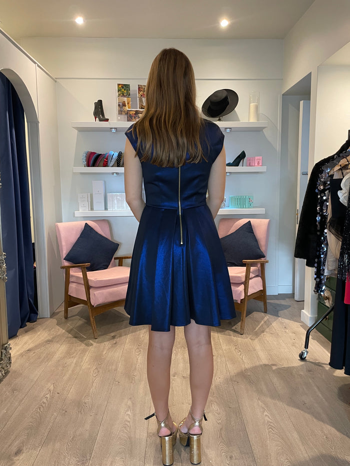 Navy Shimmered Mini