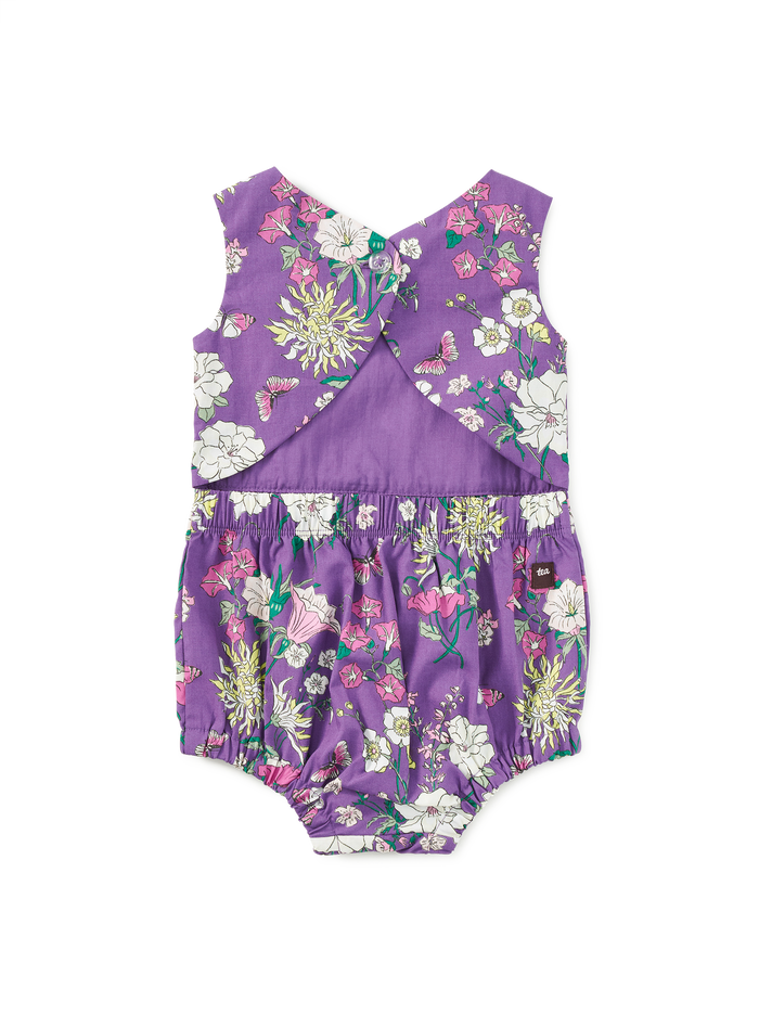 Peek-A-Boo Back Baby Romper