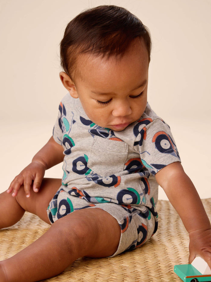 Pocket Shortie Baby Romper