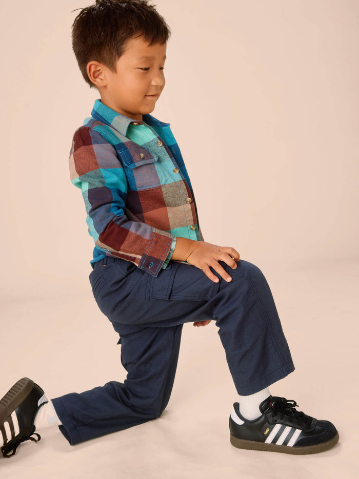 Relaxed Twill Cargo Pants