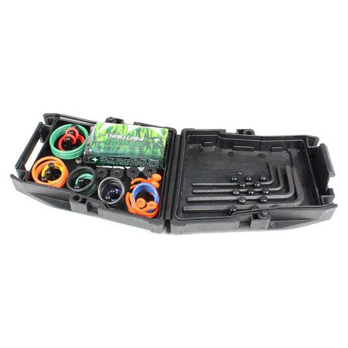 DYE DAM Assault Matrix Marker - Black paintball marker – close-up of key feature